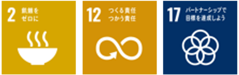 SDGs17の目標の2,12,17